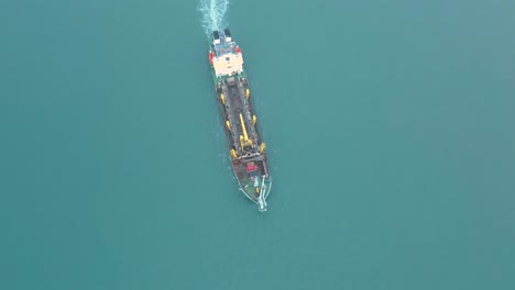 A-cargo-ship-on-sail-in-the-Atlantic-Ocean-on-Lagos-waters