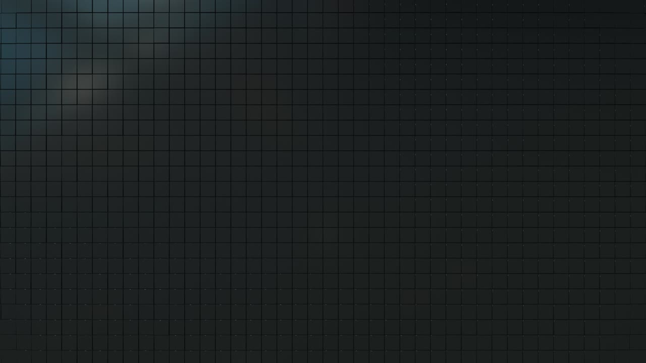 검은색 움직이는 큐브 표면으로 추상적인 배경.