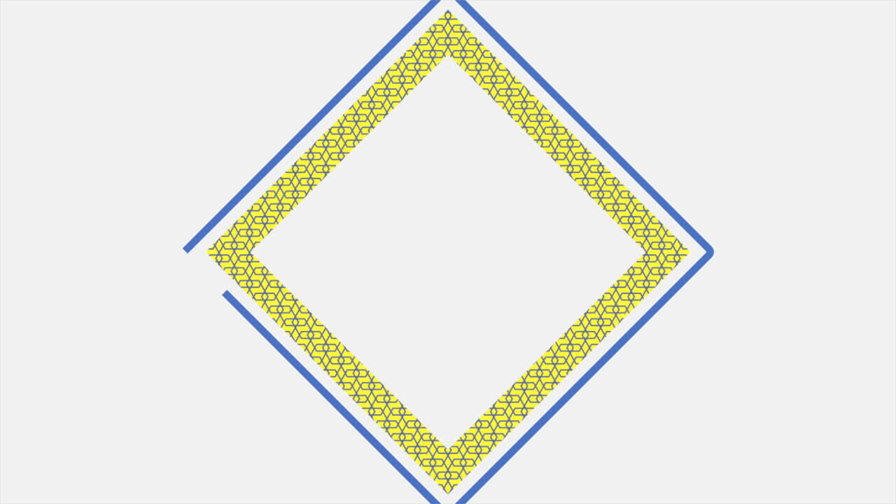 movimiento abstracto geométrico amarillo cuadrados retro fondo