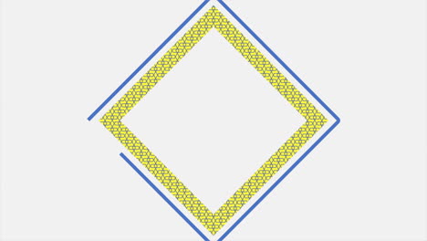 Bewegung-Abstrakte-Geometrische-Gelbe-Quadrate-Retro-Hintergrund