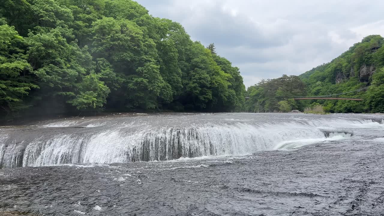Stunning Fukiware waterfalls in Gunma lush green nature