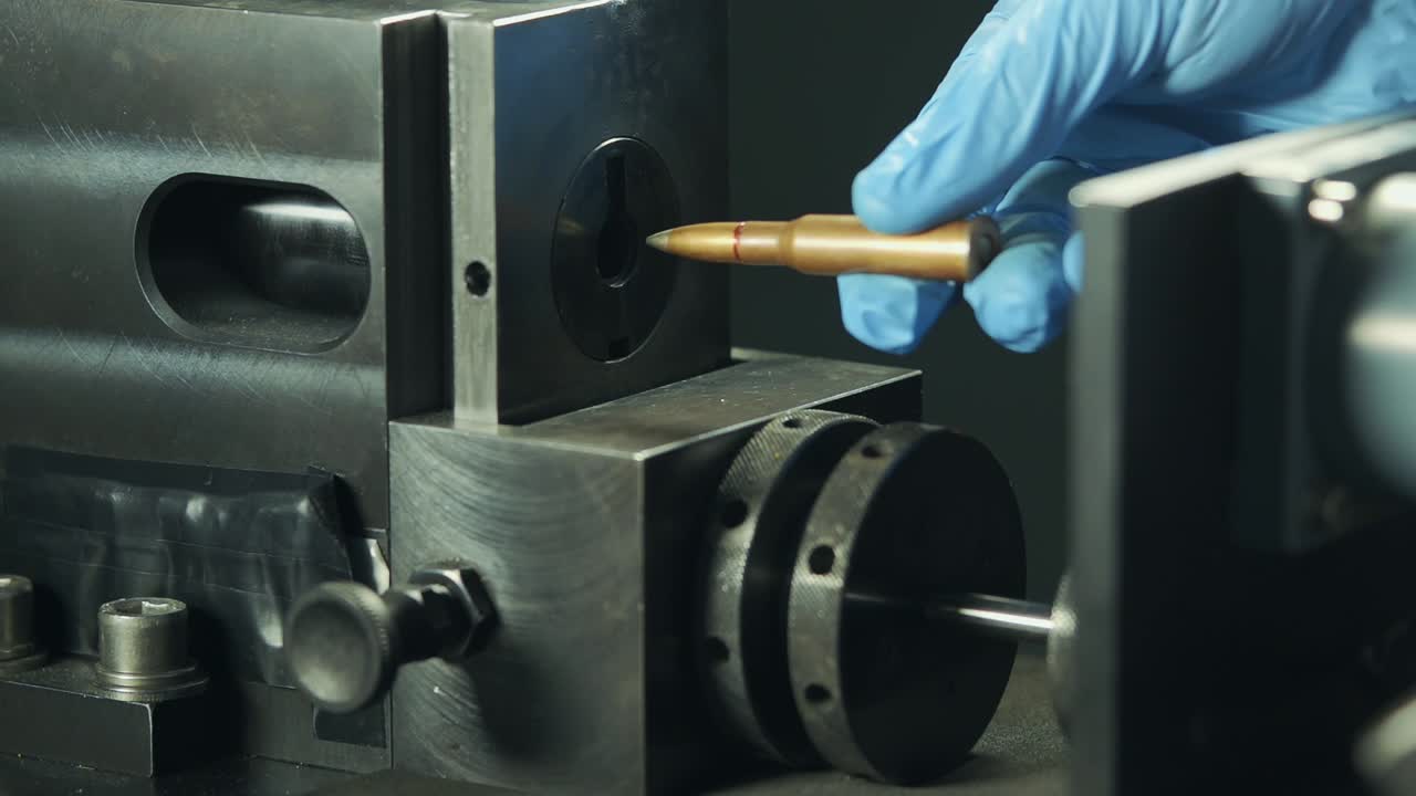 long barrel rounds are placed in the mechanism.