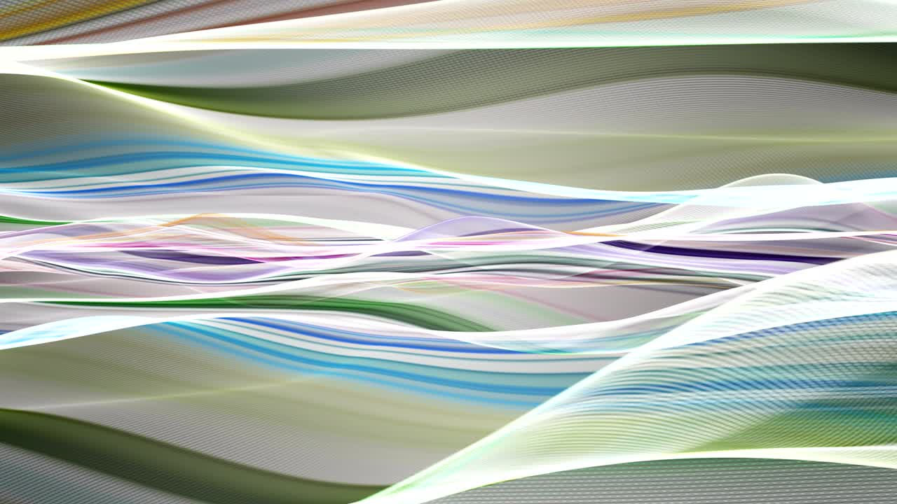 천천히 움직이는 물체와 함께 환상적인 애니메이션, 4096x2304 루프 4k