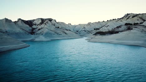 los barrancos de gebas son un paisaje protegido en la región de murcia, españa