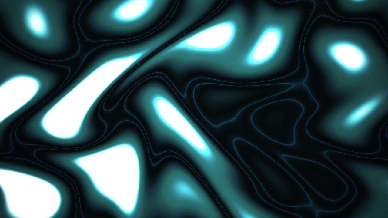 Abstract Blue Liquid Motion Background with Glowing Light Patterns