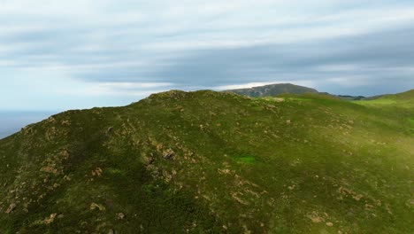 Steep-Mountains-Revealed-Seascape-In-Sierra-de-la-Capelada-Near-Cabo-Ortegal,-La-Coruna-In-Galicia,-Spain