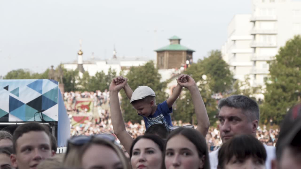 Crowd at a Summer Music Festival