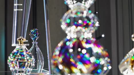 spectacular iridescent perfume bottles