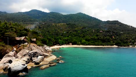 Playa-Haad-Tien-En-La-Isla-De-Koh-Tao,-Provincia-De-Surat-Thani,-Tailandia,-El-Sudeste-De-Asia