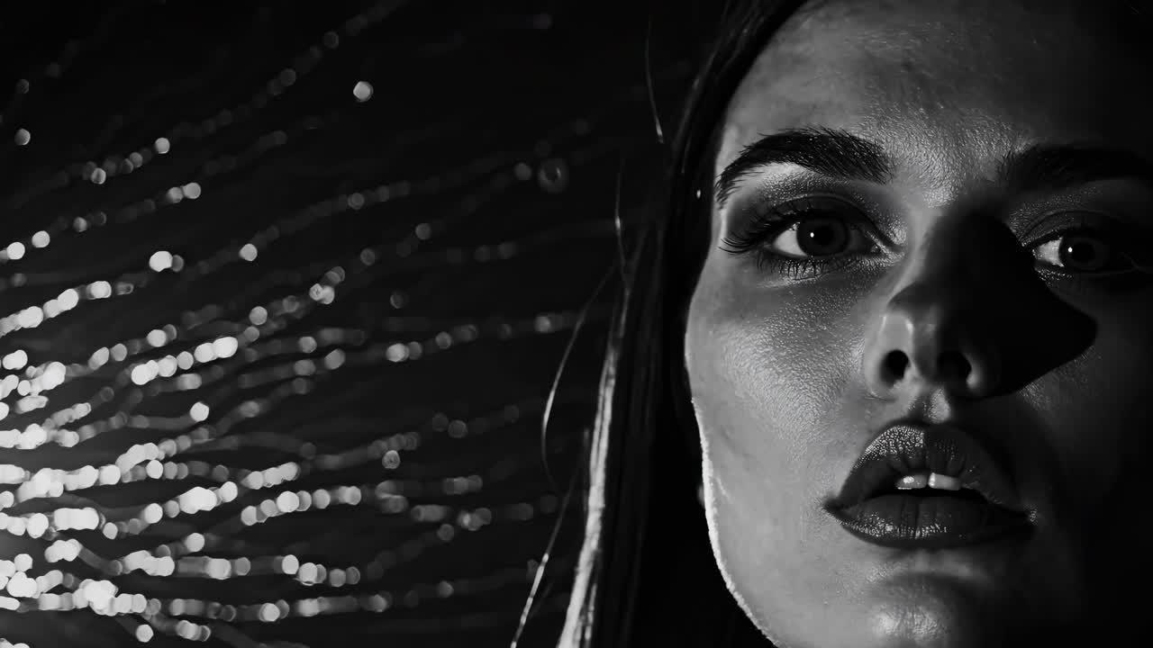 Black and White Portrait of a Woman