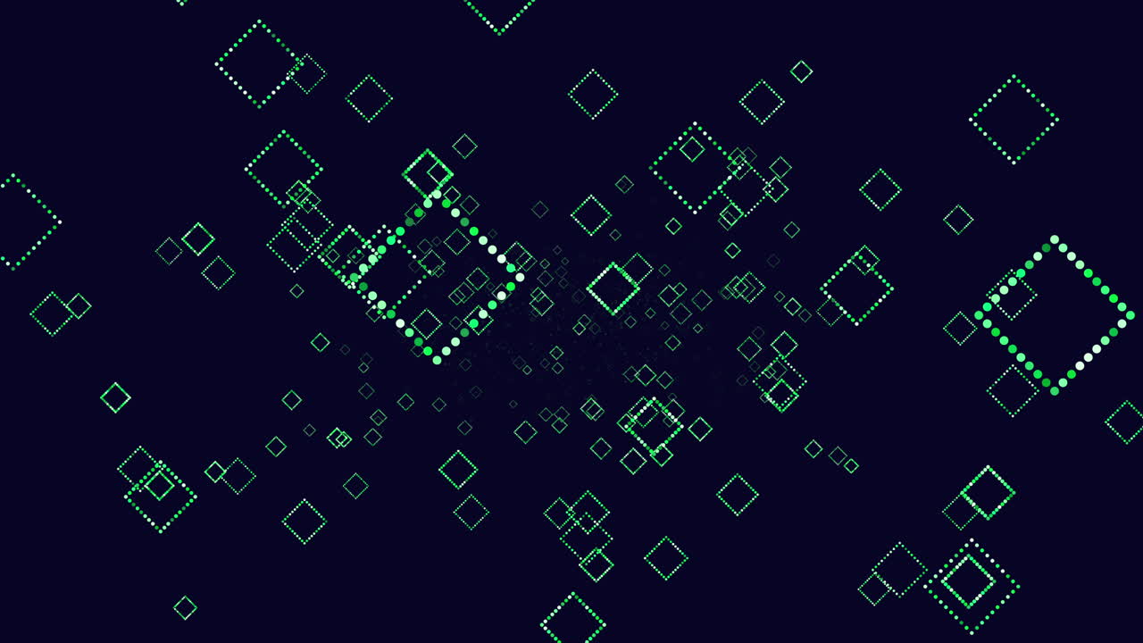 어두운 배경에 있는 검은색과 노란색 다이아몬드의 눈부신 배열