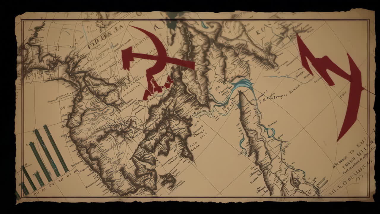 냉전 시대: 지도와 회의