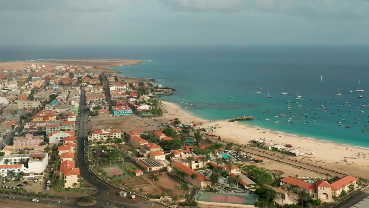 City of Santa Maria, Cape vert, sal island, 120fps, slowmotion 1 of 4