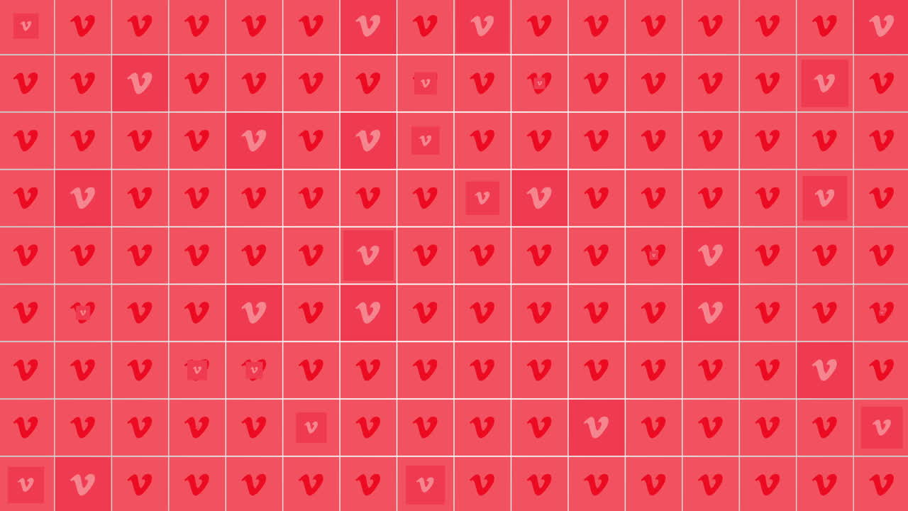 네트워크 배경에 소셜 vimeo 아이콘 패턴