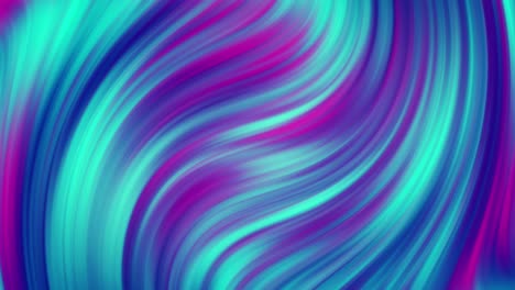 línea ondulada de neón fondo magenta