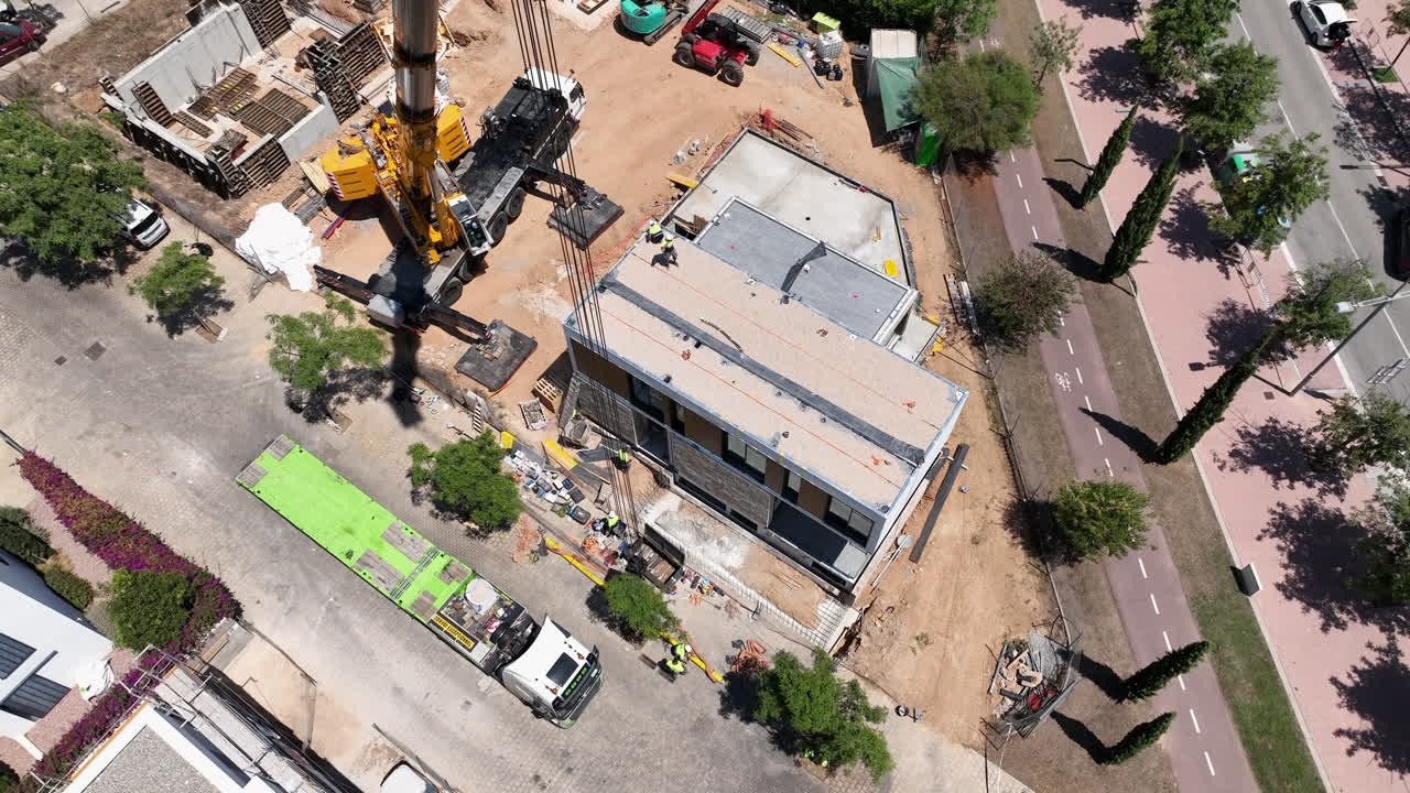 sitio de construcción de casas modulares prefabricadas