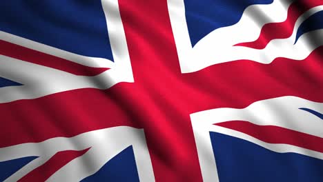 british flag waving