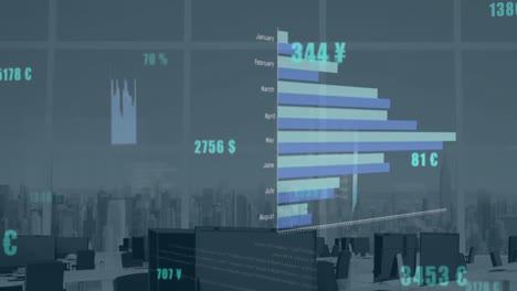 Animación-Del-Procesamiento-De-Datos-Estadísticos-En-Una-Oficina-Vacía.