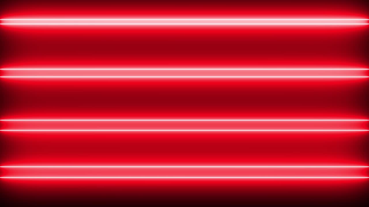 líneas de neón creativas abstractas, animación de bucle de barras.