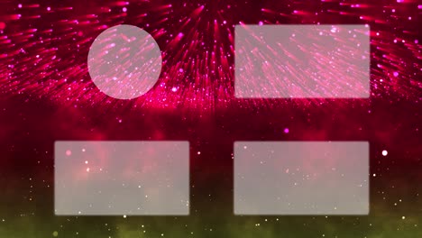 fantástico final de la luz tarjeta final de la pantalla gráficos de movimiento