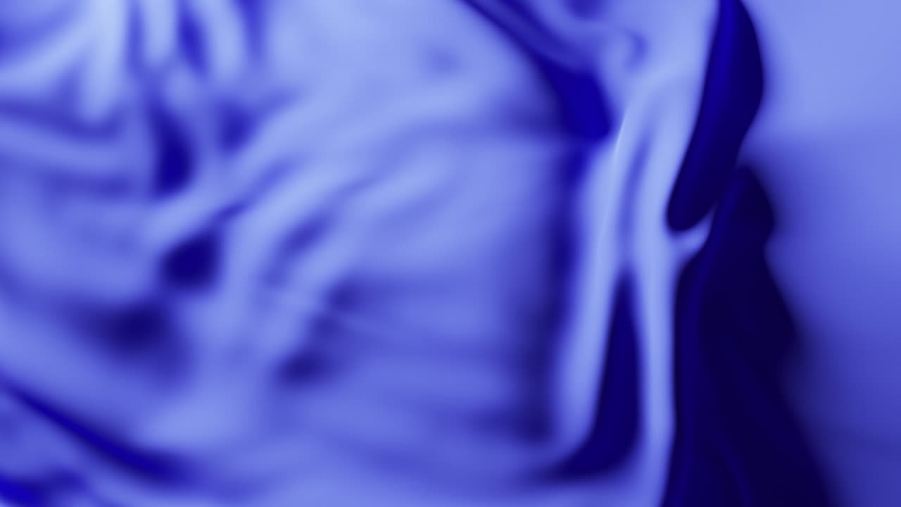 superficie de la tela de onda azul. fondo suave abstracto. bucle sin costuras renderizado en 3d