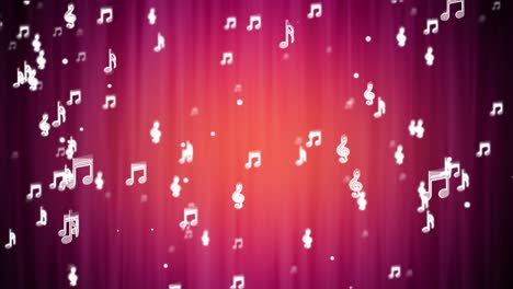 4k music musical symbols and notes, music beat loop ready animation for your event, projection background,