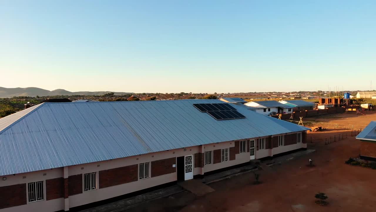 Self Sustainable Houses with Solar Panels in Africa, Malawi