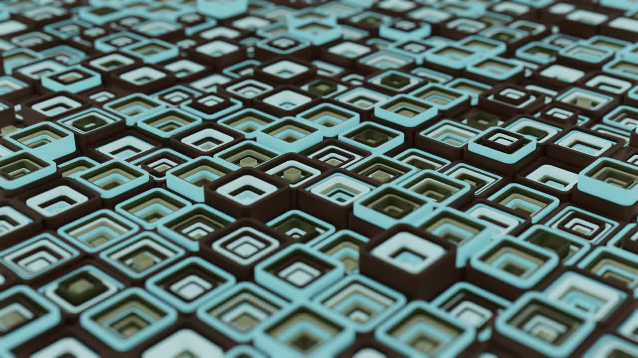 Abstract Geometric Pattern of Stacked Squares