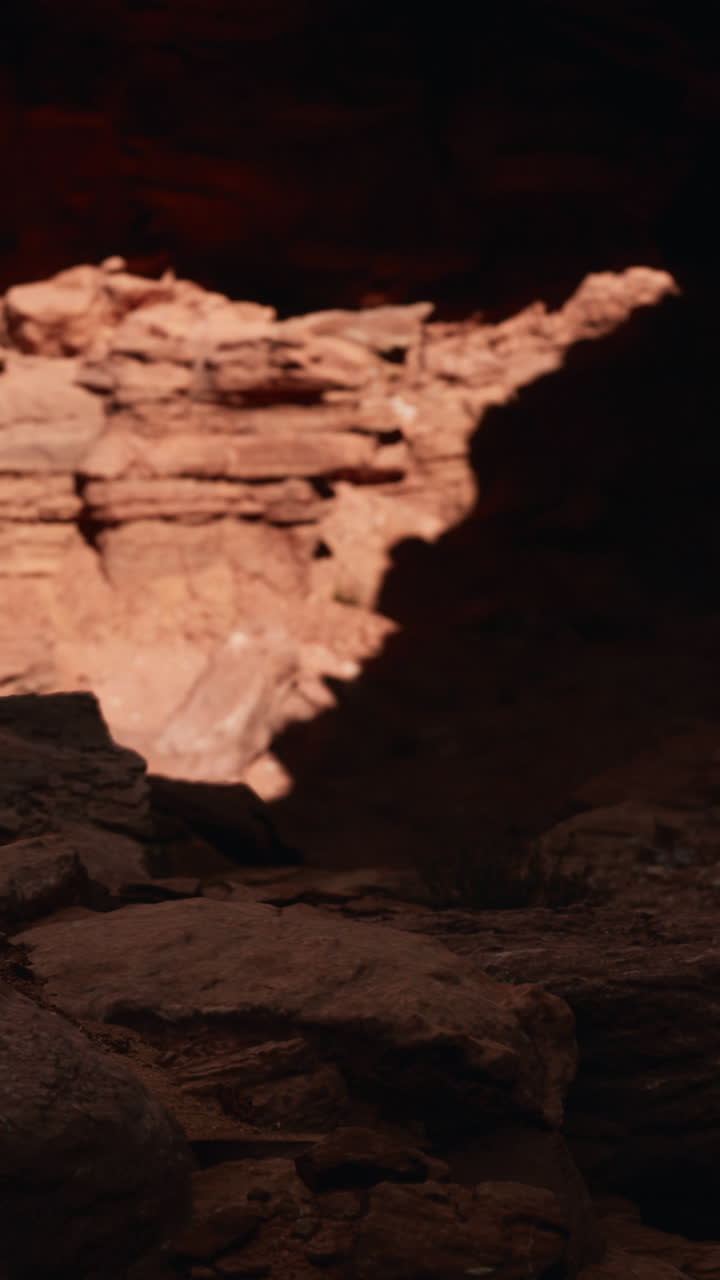 paisaje del cañón de las rocas rojas