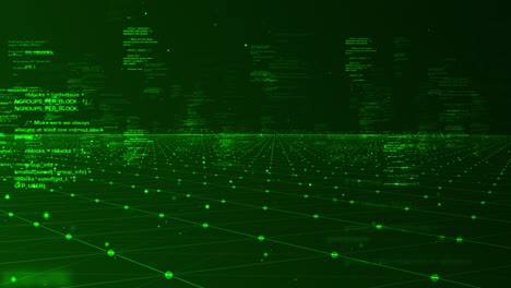 4k programming code abstract technology background footage - loopable