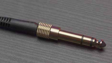 close-up of a 3.5mm audio jack