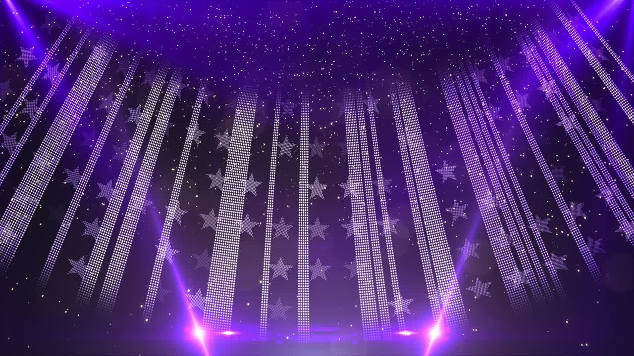 ネオン・スポット・ライト・アワード パーティー・ソング・ダンス・ショー 舞台・ループ・バックグラウンド