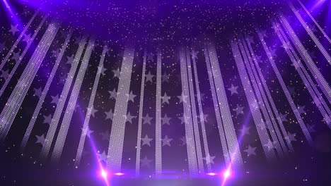 neon led spot light award party song or dance show flashing vj stage loop background.