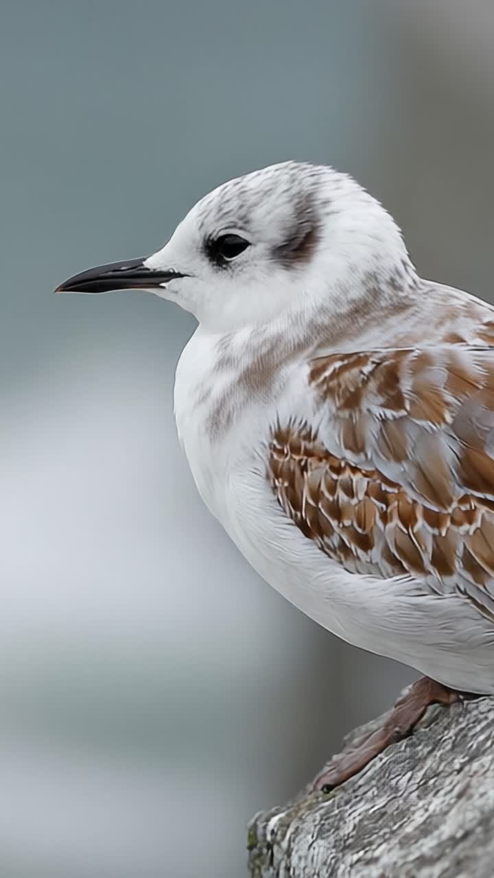 Un Bellissimo Primo Piano di un Affascinante Uccello con Distintivi Motivi di Piume e Caratteristiche Espressive, Catturato in un Sereno Ambiente Naturale.