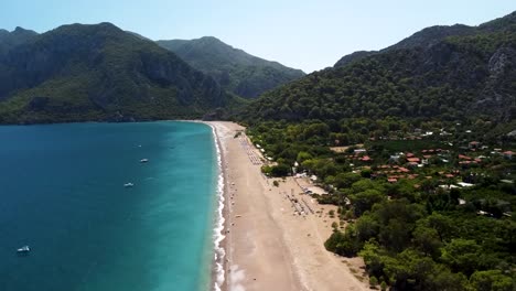 olympos beach, paradise in antalya region, turkey