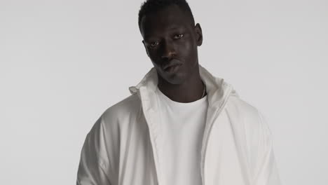 Attractive-african-american-man-on-grey-background.