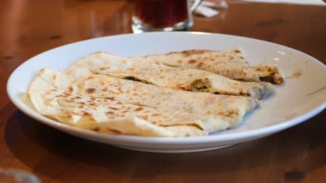 turkish pide or gozleme