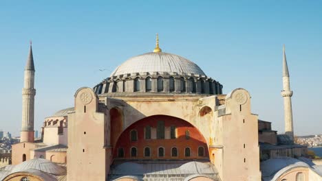 istanbul city sea and hagia sophia aerial view 4
