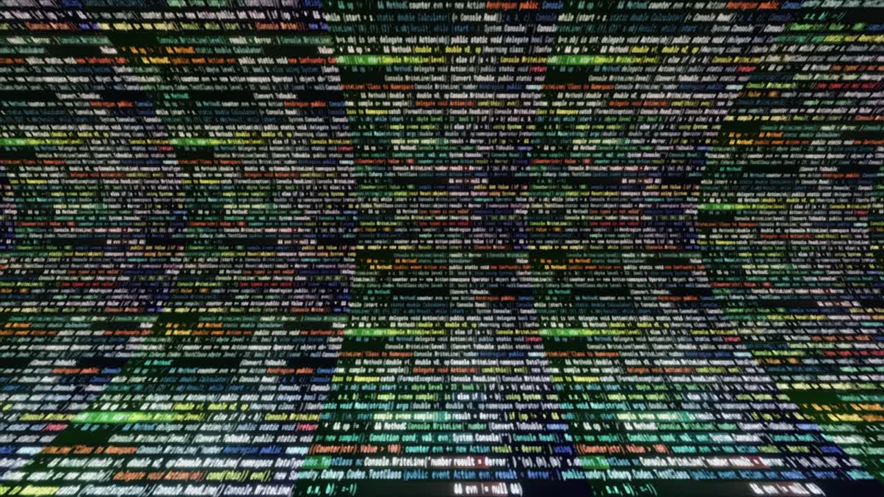 código de computadora abstracto