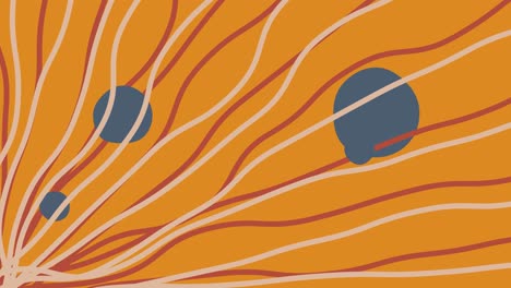 hand drawn seamless animated yellow background