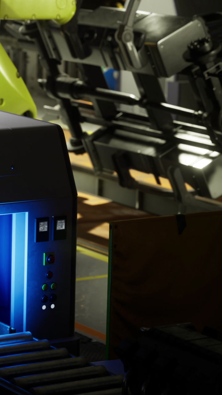 Innovative technology at work in a modern industrial setting during daylight