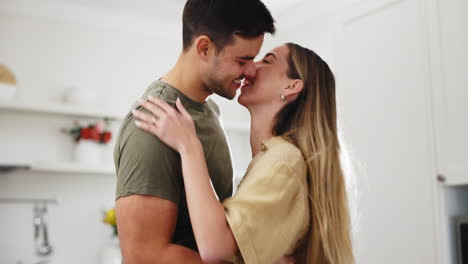 Cooking,-love-and-couple-in-the-kitchen-together