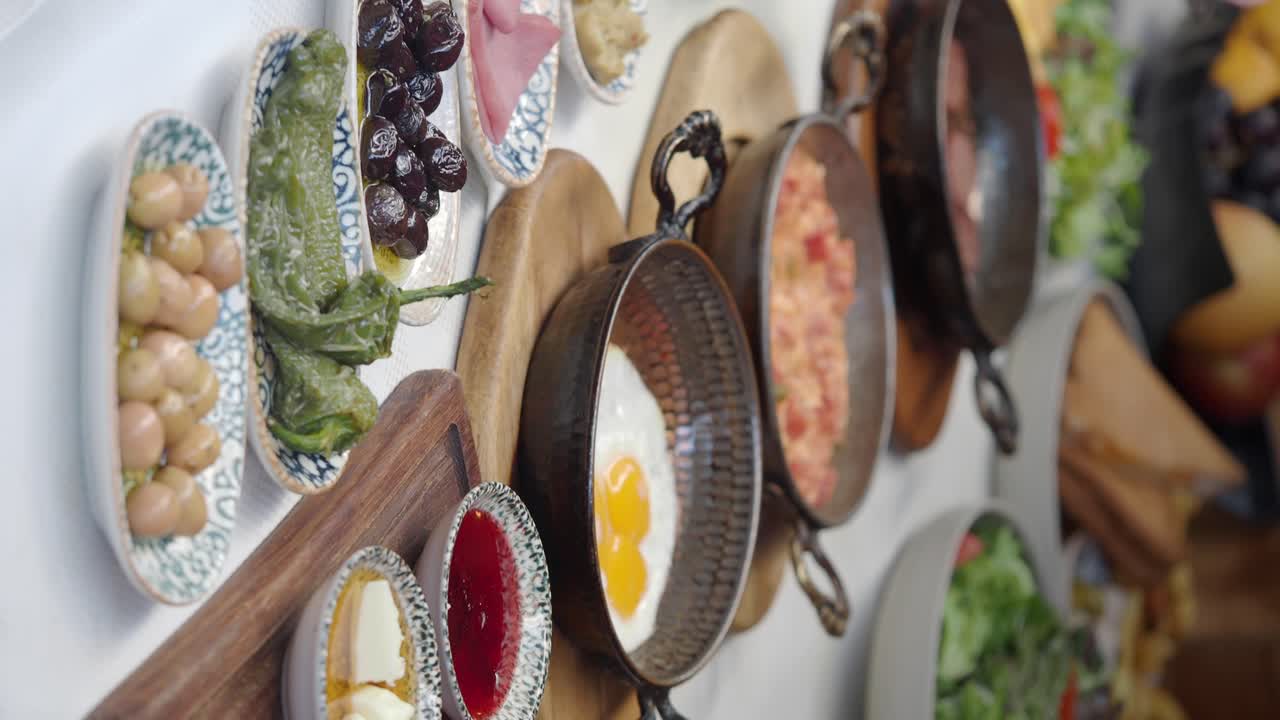 맛있는 터키식 아침식사 뷔페