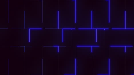 Minimalist-black-and-blue-grid-pattern-with-blue-lines-arranged-in-grid-formation