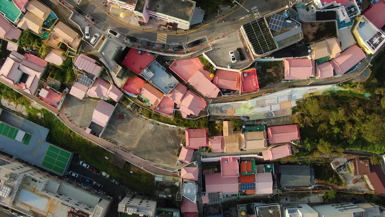 various color of a small town.