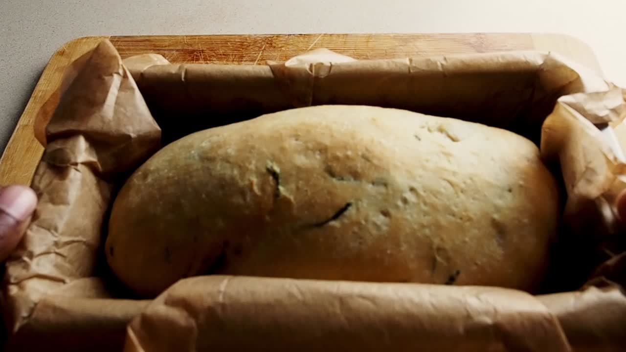 Fresh baked loaf of bread
