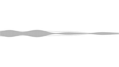 Ein-Einfacher-Schwarz-Weiß-Audio-Visualisierungseffekt