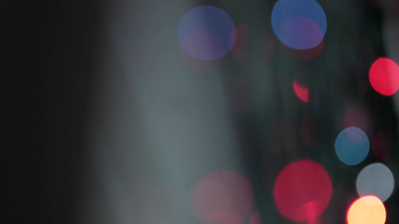 fondo bokeh. guirnalda parpadeante multicolor abstracto fondo borroso