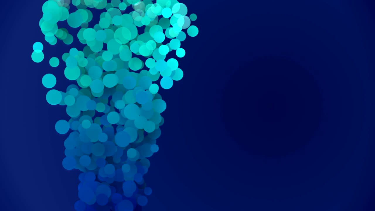 4k 3d 버블 기술 모션 배경