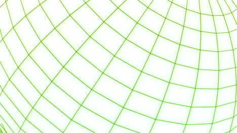 green grid sphere